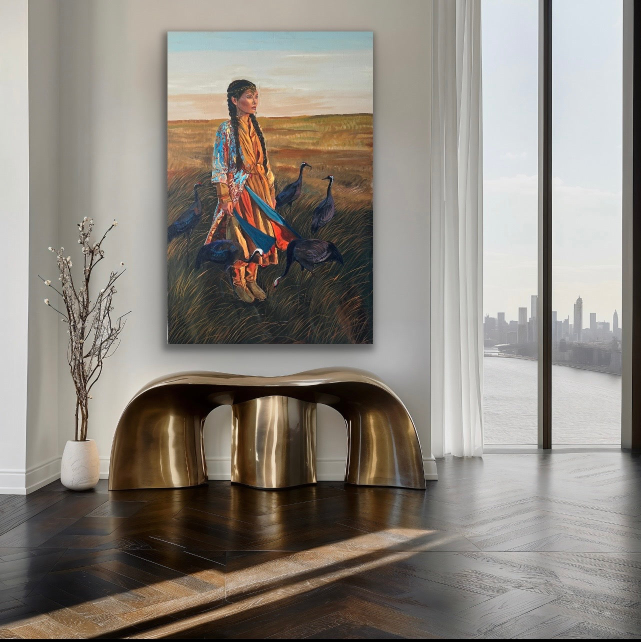 Morning silence 100x150