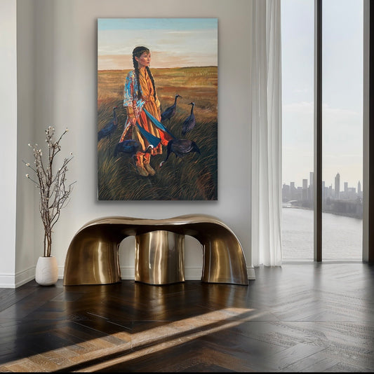 Morning silence 100x150