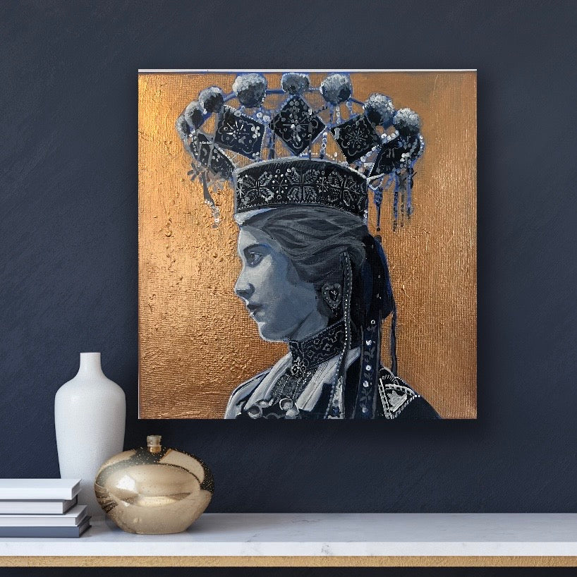Maleri 30x30