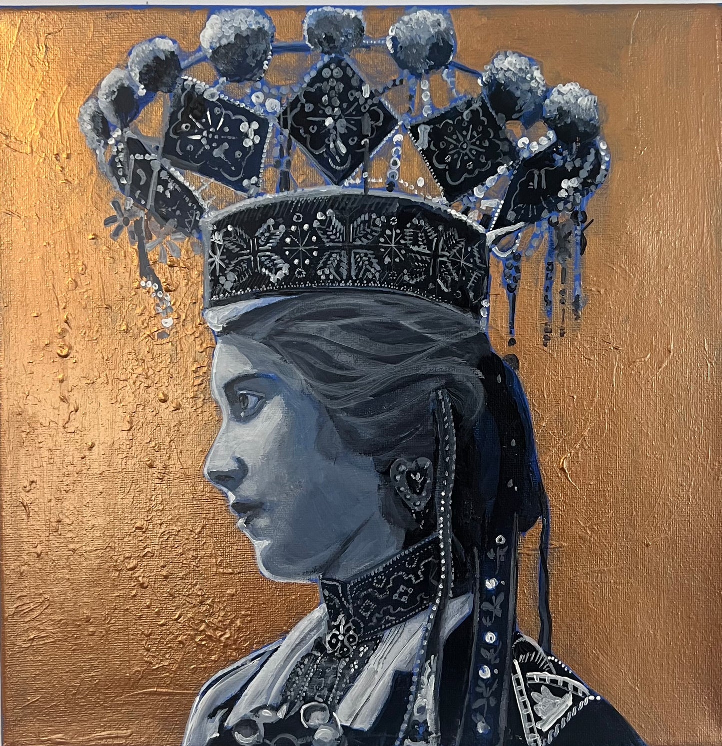 Maleri 30x30